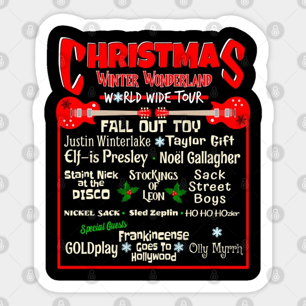 Christmas Alternative Music - Christmas Music Sticker by Ashley-Bee